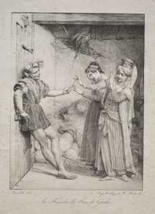 La Fidanzata del Re di Garbe da Louis Hersent