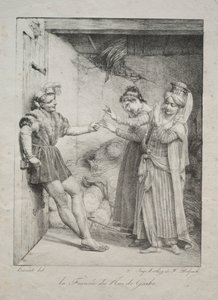 La fidanzata del re di Garbe, 1800 da Louise Marie Jeanne Hersent