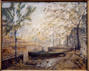 Riva del fiume da Louis Hilaire Carrand