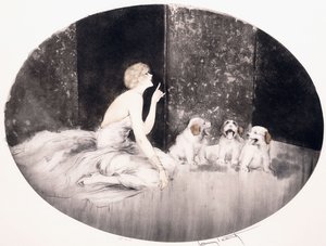 Lezione di canto da Louis Icart