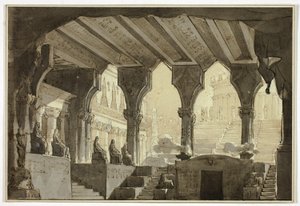 Design del palcoscenico da Louis Jean Desprez
