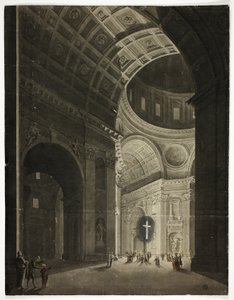 Vista del passaggio a San Pietro da Louis Jean Desprez