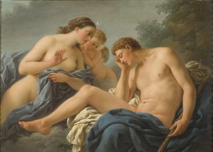 Diana ed Endimione da Louis Jean François Lagrenée