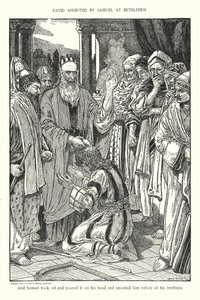 Davide unto da Samuele a Betlemme da Louis John Rhead