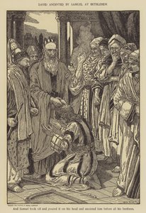 Davide unto da Samuele a Betlemme da Louis John Rhead