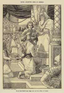 Davide unto re a Hebron da Louis John Rhead