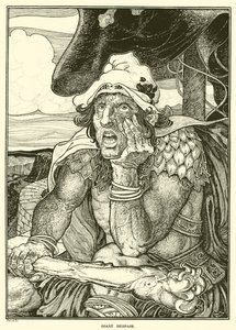 Gigante Disperazione (incisione) da Louis John Rhead