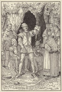 Ecco abbastanza denaro, disse Little John, Per pagare il conto da Louis John Rhead