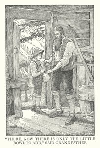 Illustrazione per Heidi di Johanna Spyri da Louis John Rhead
