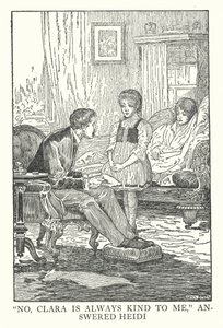 Illustrazione per Heidi di Johanna Spyri da Louis John Rhead