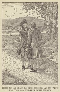 Illustrazione per Kidnapped di Robert Louis Stevenson da Louis John Rhead