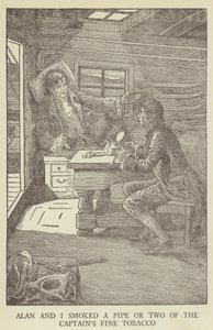 Illustrazione per Kidnapped di Robert Louis Stevenson da Louis John Rhead