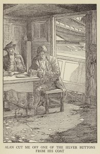 Illustrazione per Kidnapped di Robert Louis Stevenson da Louis John Rhead
