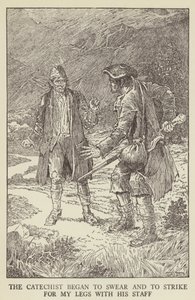 Illustrazione per Kidnapped di Robert Louis Stevenson da Louis John Rhead