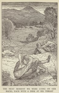 Illustrazione per Kidnapped di Robert Louis Stevenson