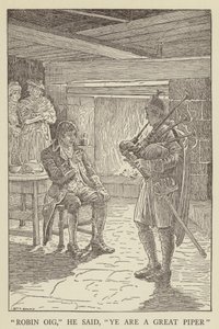 Illustrazione per Kidnapped di Robert Louis Stevenson da Louis John Rhead