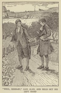 Illustrazione per Kidnapped di Robert Louis Stevenson da Louis John Rhead