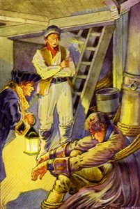 Illustrazione per Kidnapped di Robert Louis Stevenson da Louis John Rhead