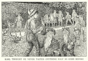 Karl pensò che non aveva mai assaggiato nulla di così buono prima da Louis John Rhead