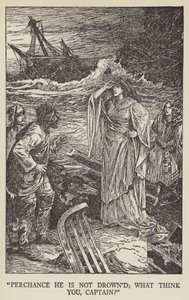 Forse non è annegato; cosa ne pensi, capitano? da Louis John Rhead