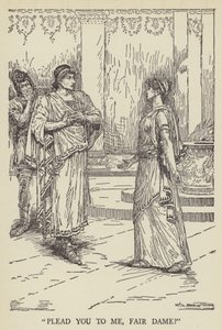 Mi supplichi, bella dama? da Louis John Rhead