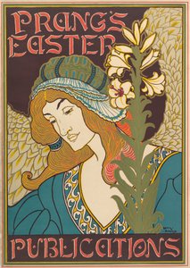 Pubblicazioni di Pasqua di Prang, pub. 1895 da Louis John Rhead