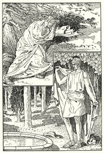 Il vento del nord e il sole da Louis John Rhead