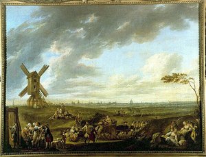 Vista di Lille presa da Dieu-de-Marcq