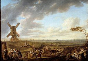Vista di Lille presa dal dio di Marcq