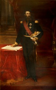 Ritratto di Leopoldo II, Re dei Belgi, ca 1870