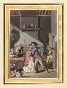 Storia di Manon Lescaut volume I, pubblicato 1797. Creatori: Louis-Joseph Lefevre, Jacques Joseph Coiny da Louis Joseph Lefevre, Jacques Joseph Coiny