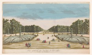 Vista dei Giardini di Versailles da Louis Joseph Mondhare