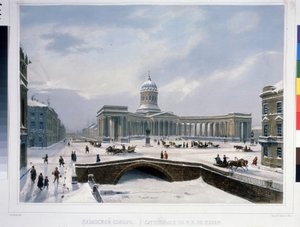 La cattedrale di Kazan a San Pietroburgo