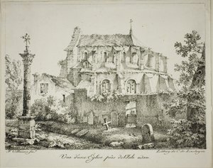 Veduta di una chiesa vicino a l