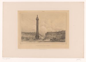 Veduta della Colonna Vendôme