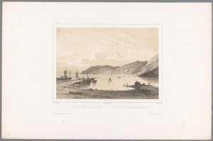 Veduta del porto di Mölle da Louis Julien Jacottet