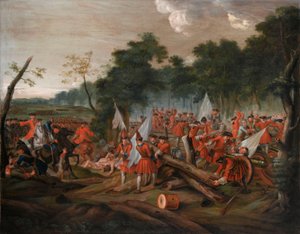 La battaglia di Malplaquet, 11 settembre 1709 da Louis Laguerre