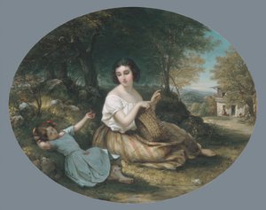Il fabbricante di cesti, 1853