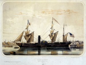 Vapore "Il Franklin" da Louis Le Breton