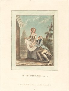 Se tu volessi da Louis Le Coeur after Nicolas Lavreince