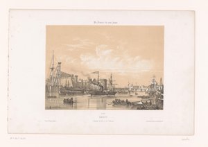 Vista sul porto e il castello di Brest