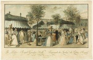 Passeggiata nel giardino del Palais Royal da Louis Lecoeur