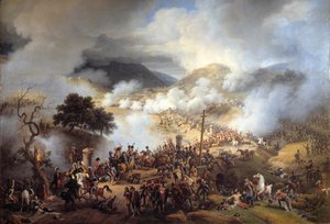 Campagna di Spagna: La battaglia del passo di Somo Sierra in Castiglia il 30/11/1808. Dipinto di Louis Francois Lejeune da Louis Lejeune
