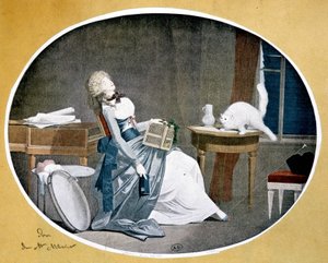 Riproduzione di un dipinto di Louis Boilly.
