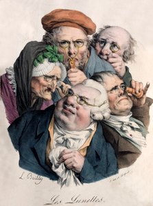 Occhiali da Louis Leopold (after) Boilly