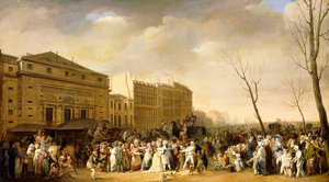 Un carnevale sul Boulevard du Crime da Louis Leopold Boilly