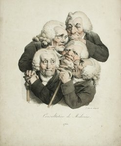Consultazione dei medici, 1823 da Louis Leopold Boilly