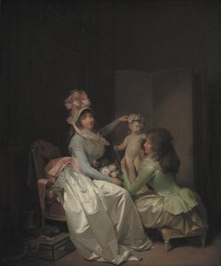 Incoronazione della Statuetta di Cupido da Louis Leopold Boilly