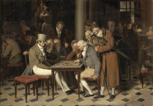Interno di un caffè La partita di dame al caffè Lamblin al Palais-Royal da Louis Leopold Boilly