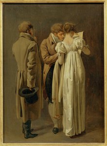 Gli appassionati di stampe ... da Louis Leopold Boilly